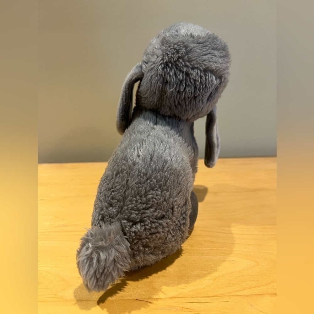 VINTAGE 1983 Graphics International Plush Gray Sheep-Lamb with Violet Eyes 9” - Picture 4 of 9